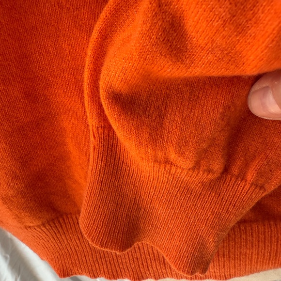 Club Room Estate Cashmere Men’s XL Orange Sweater. - Picture 4 of 7
